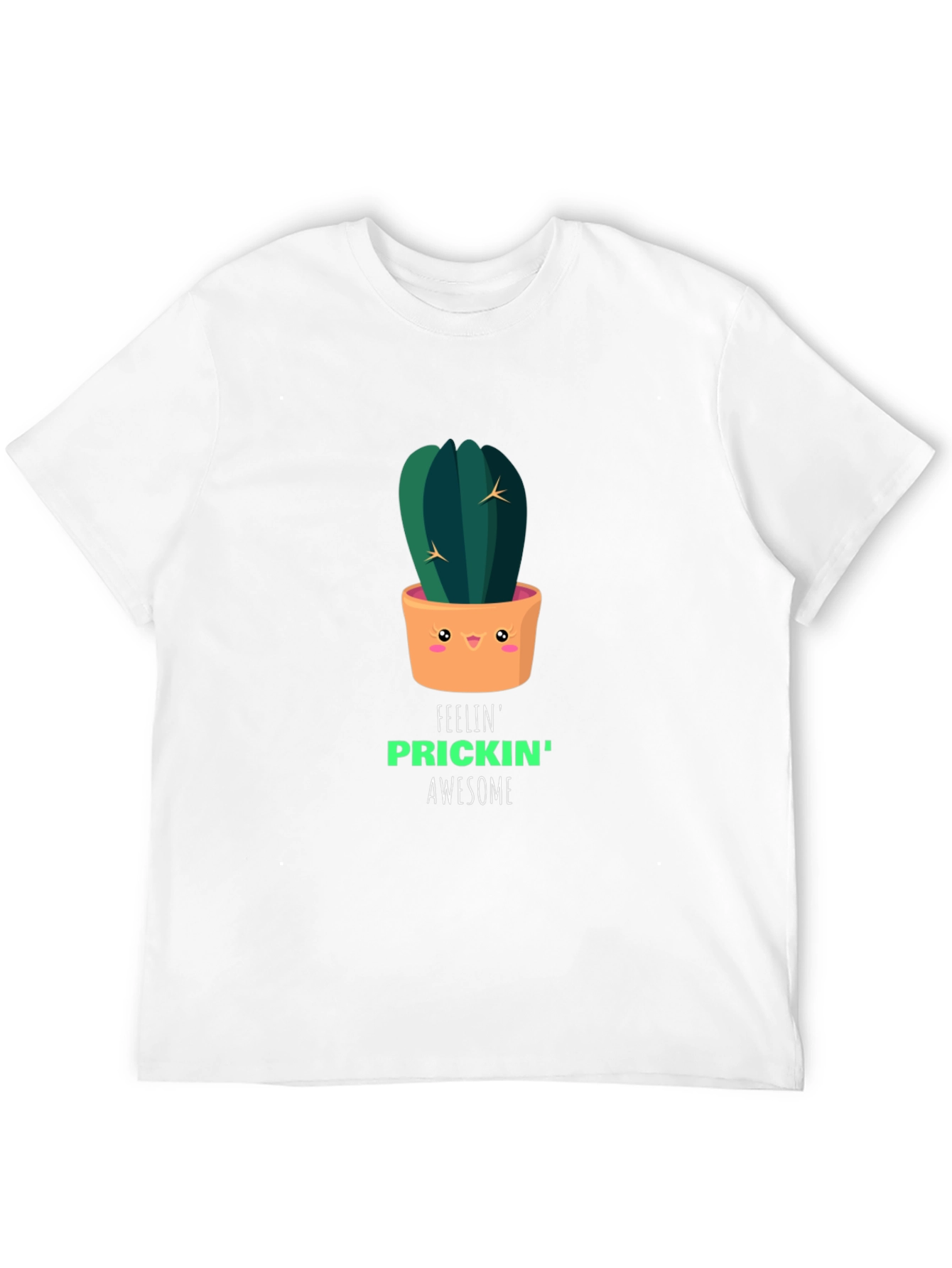 Prickin Awesome Cactus Graphic Tee