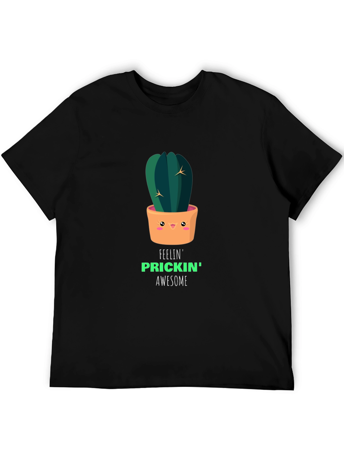 Prickin Awesome Cactus Graphic Tee