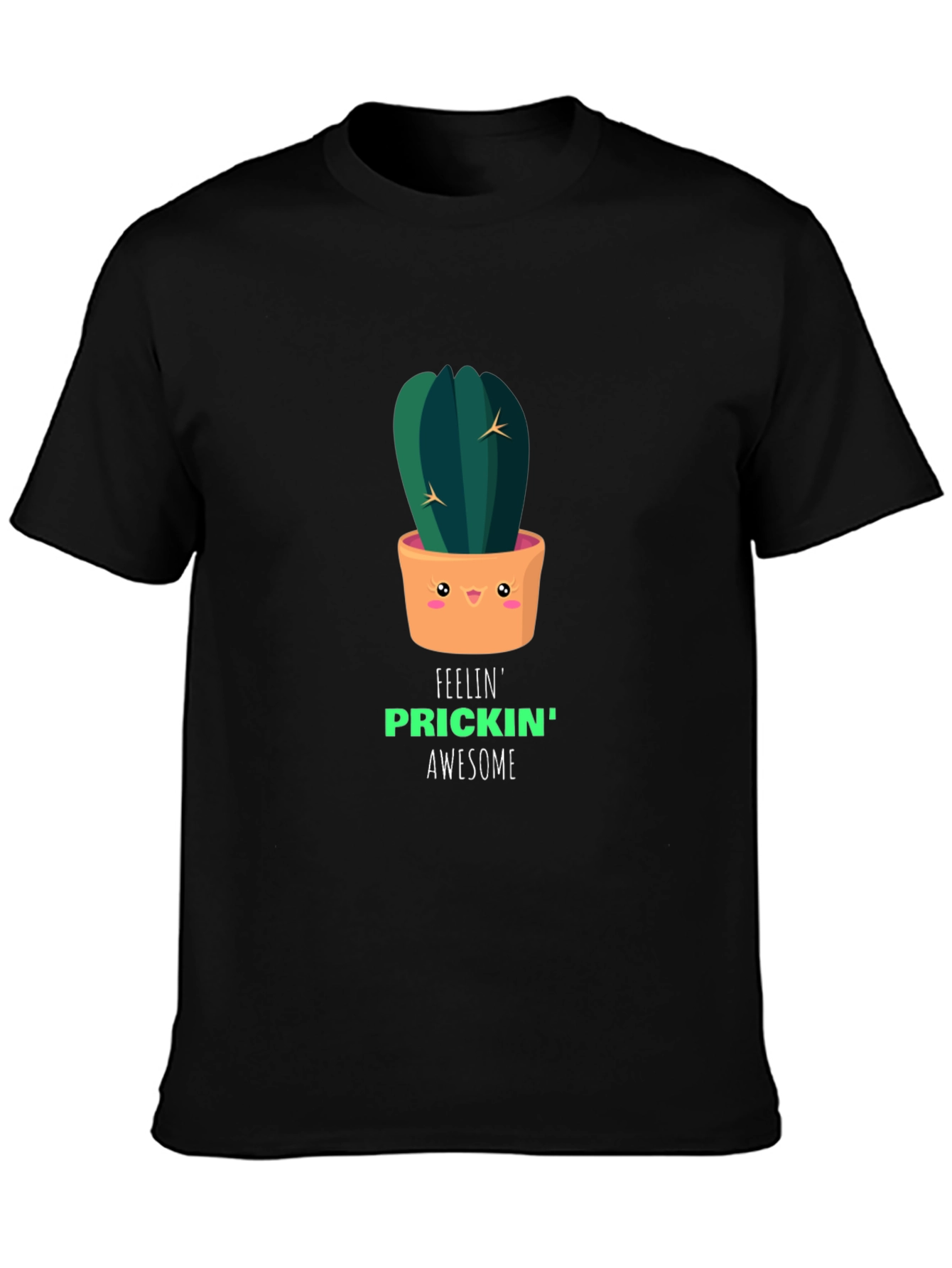 Prickin Awesome Cactus Graphic Tee