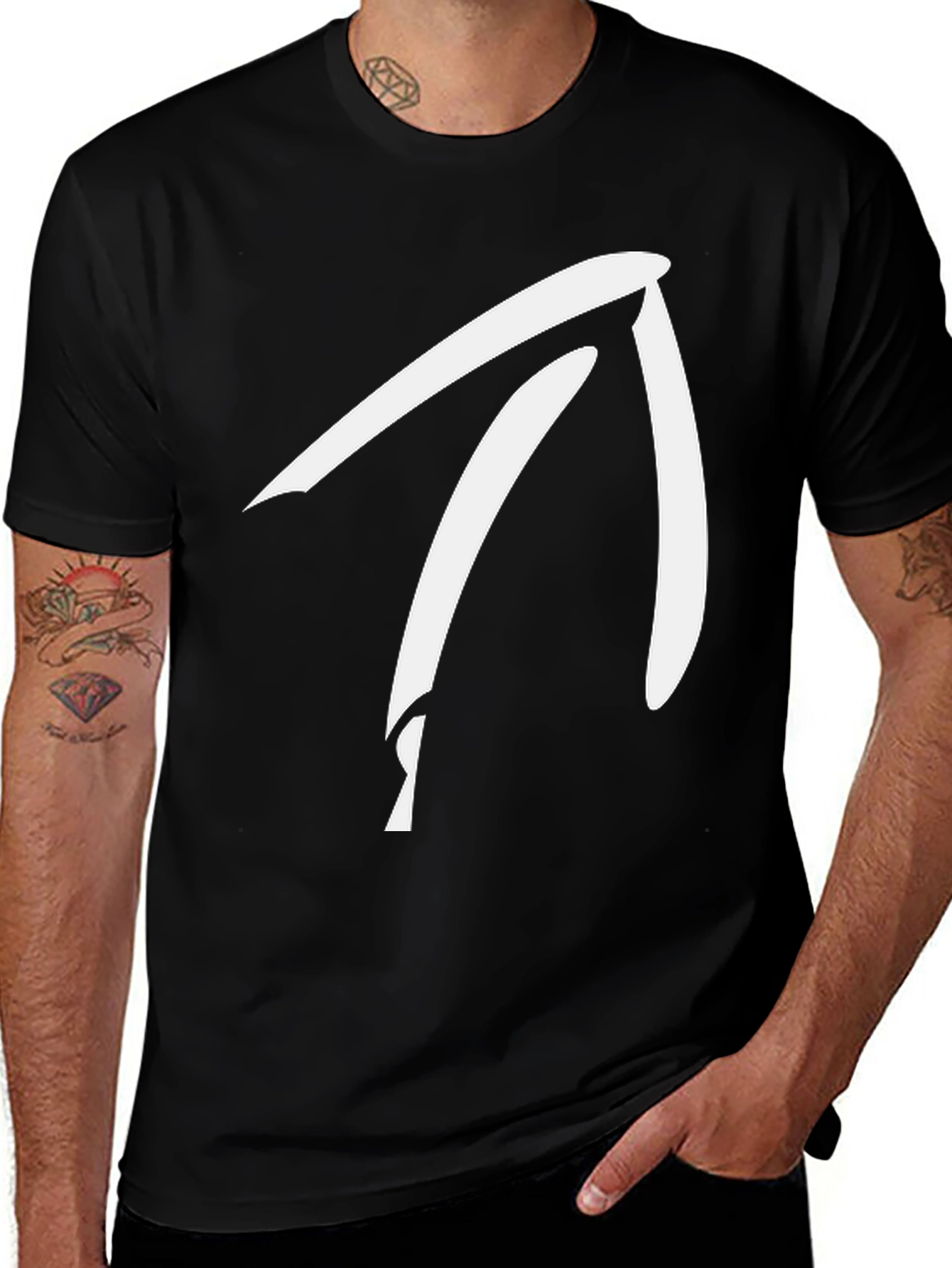Modern Graphic Tee - Minimalist Design