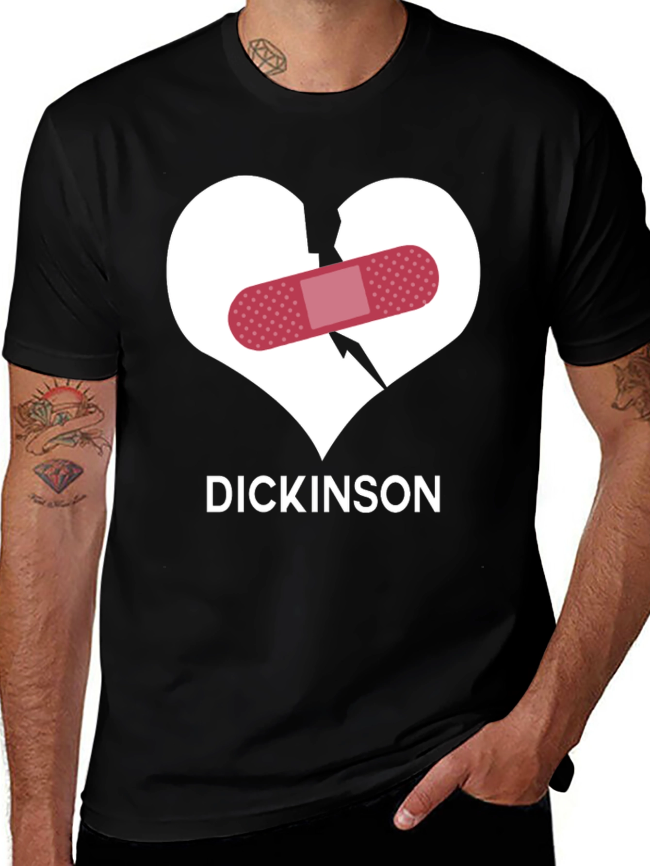 Broken Heart Dickinson Funny T-Shirt