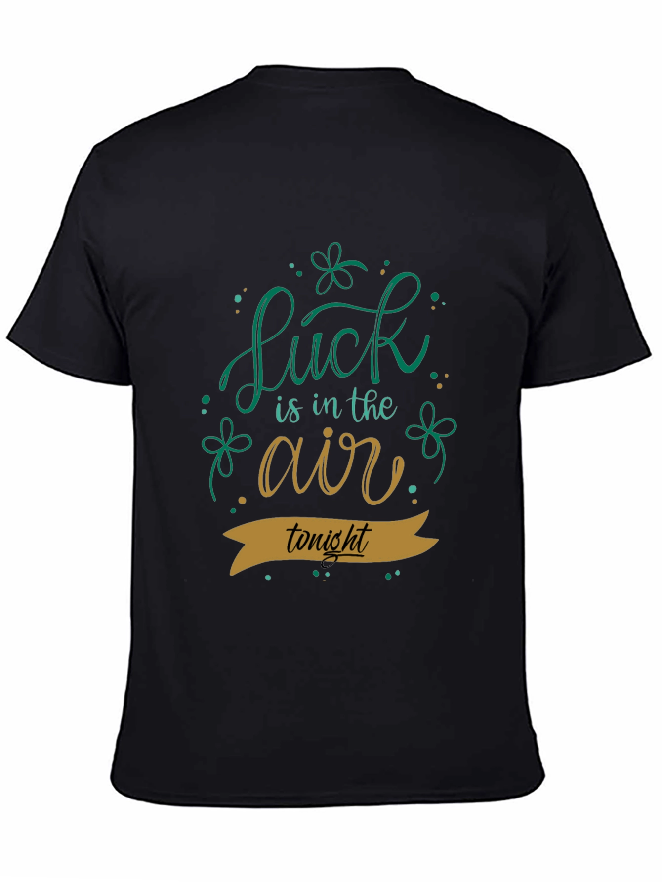 Lucky St. Patricks Day Black T-Shirt