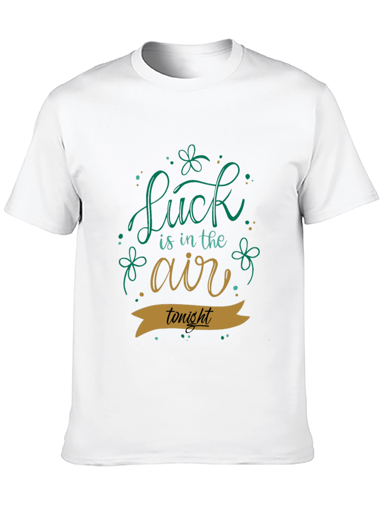 Lucky St. Patricks Day Black T-Shirt
