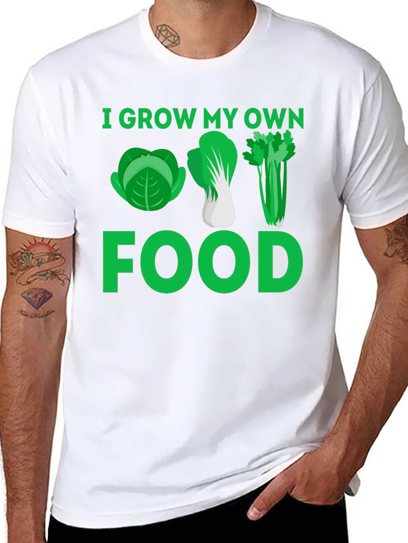 I Grow My Own Food T-Shirt - Gardening Tee