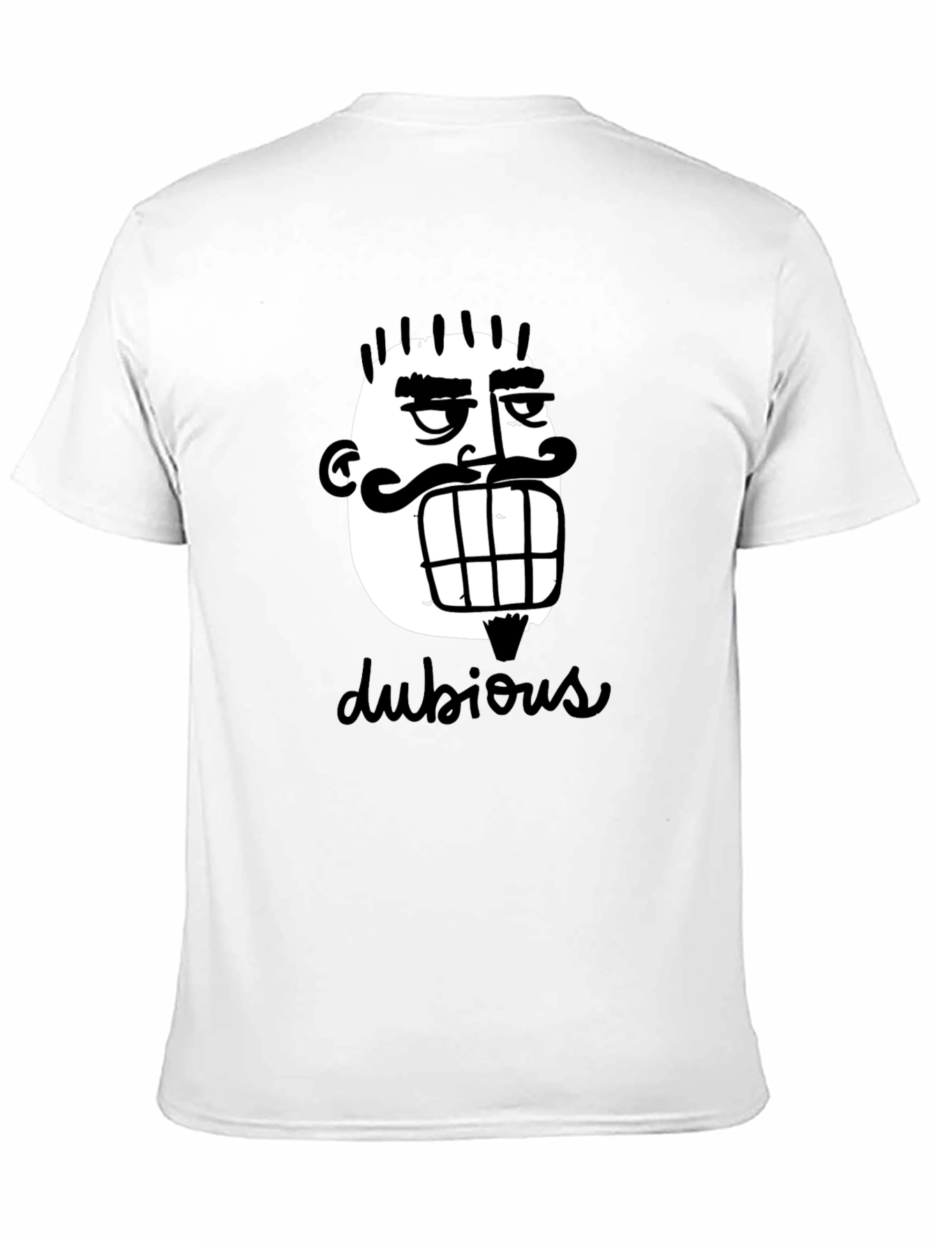 Dubious Character Graphic Tee - Black Cotton Casual Shirt