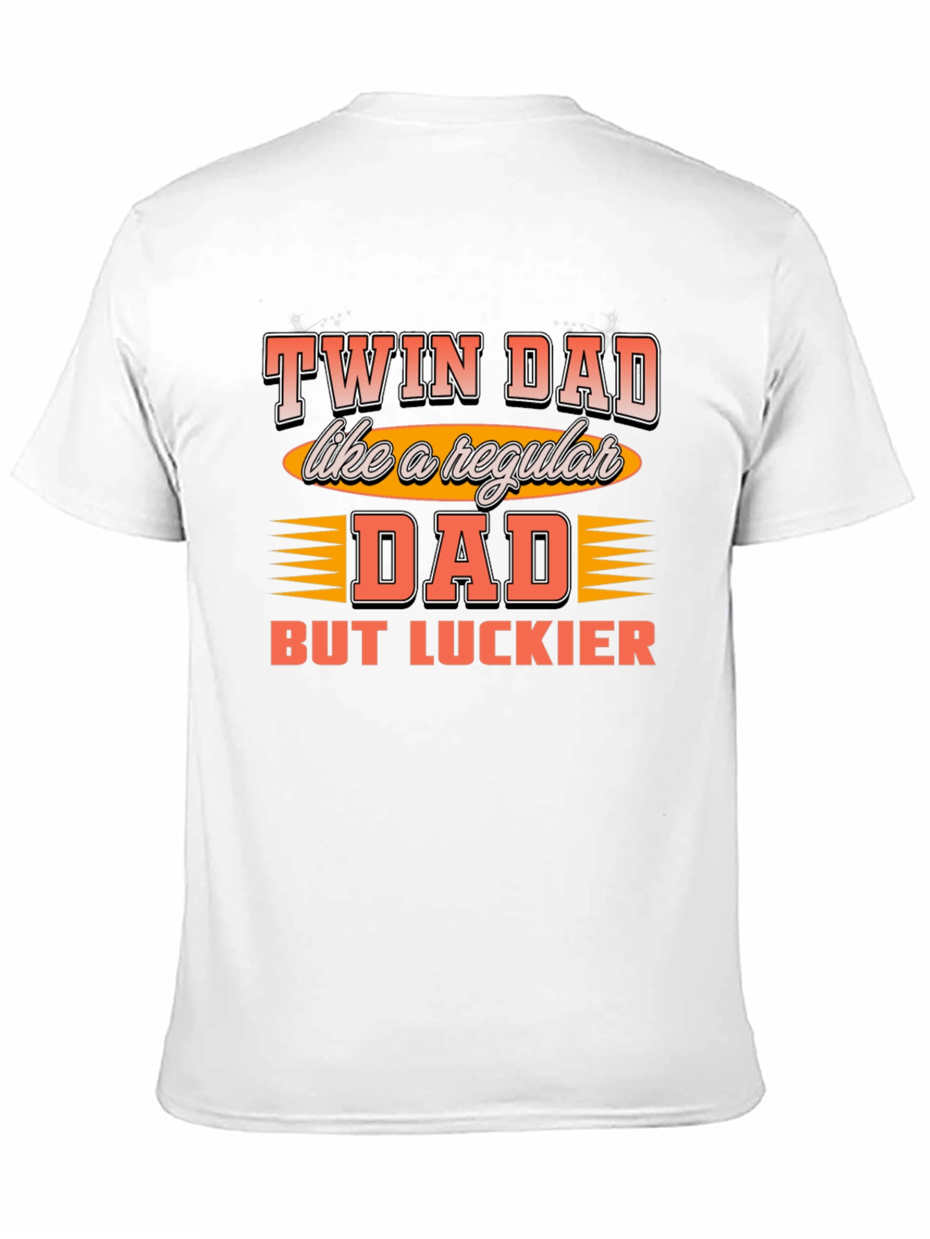 Twin Dad Graphic T-Shirt - Lucky Dad Tee