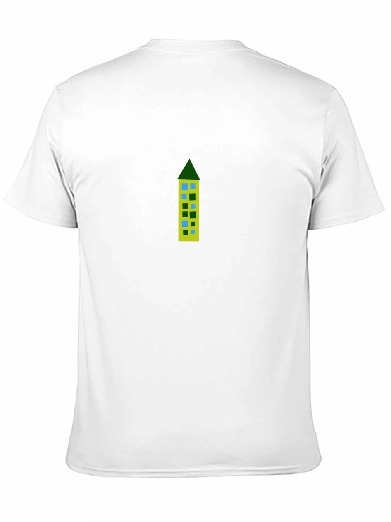 Building Print Black Tee