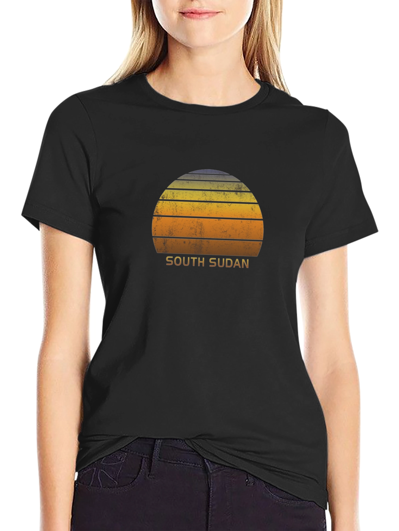 South Sudan Sunset Graphic T-Shirt