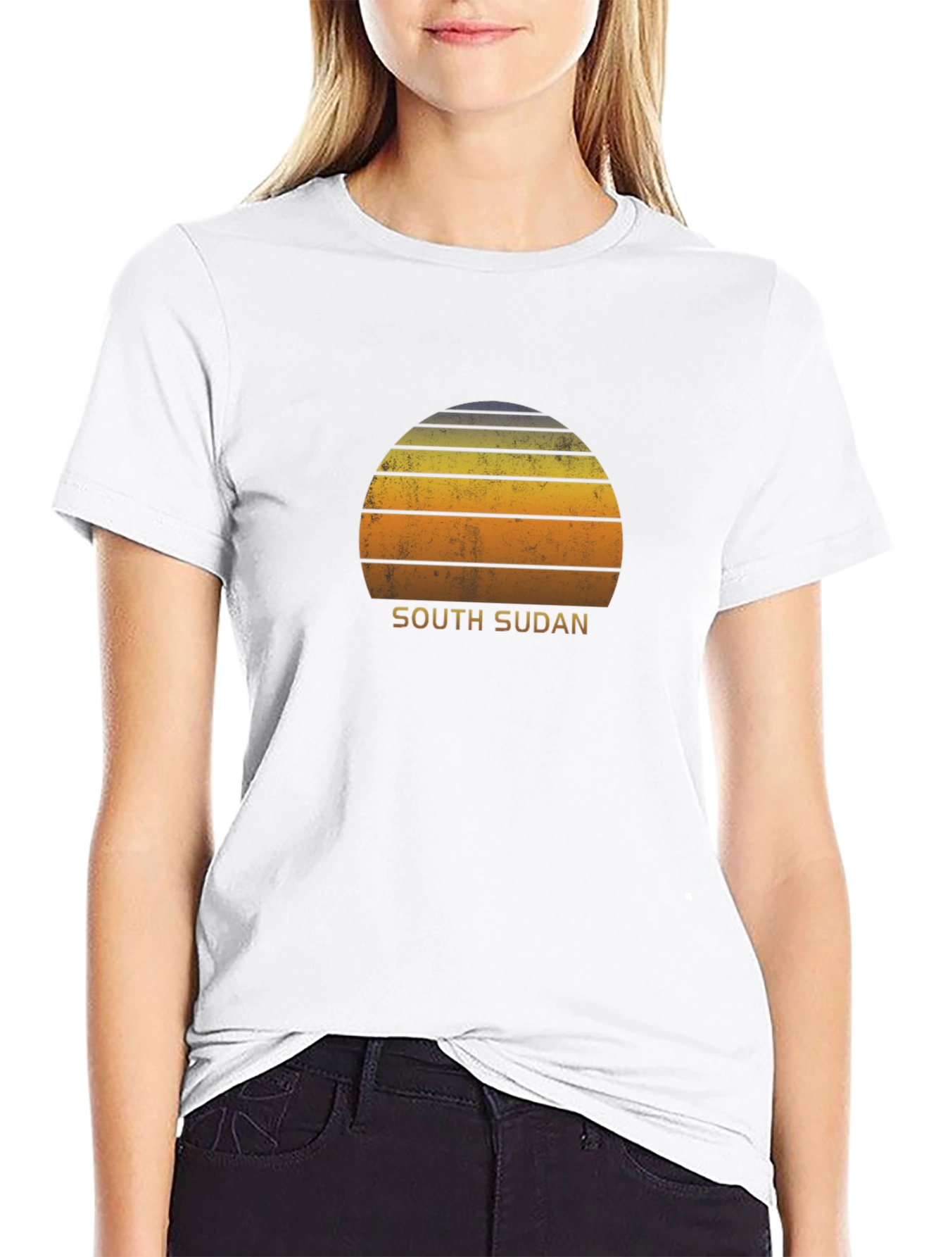 South Sudan Sunset Graphic T-Shirt