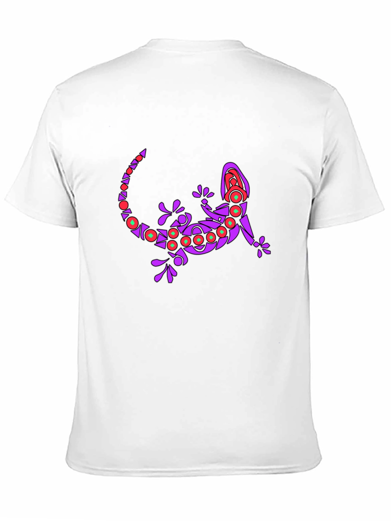 Lizard Graphic Print Crew Neck T-Shirt