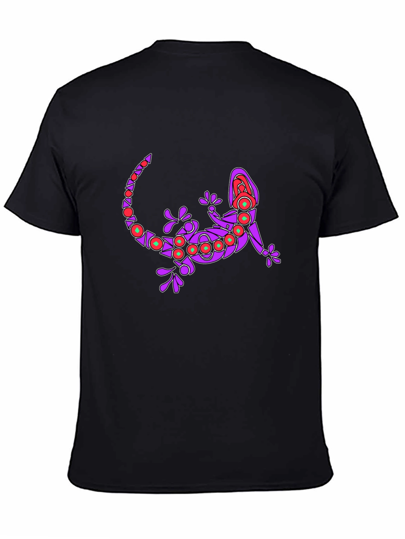 Lizard Graphic Print Crew Neck T-Shirt