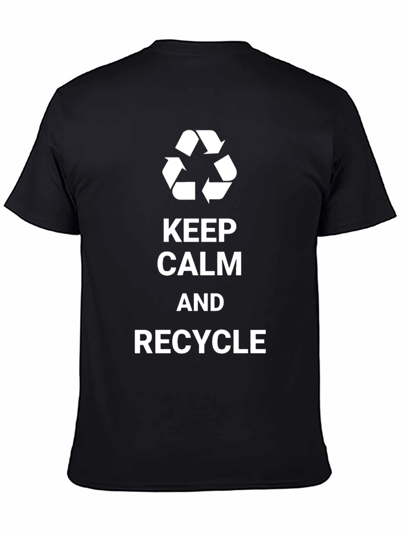 Keep Calm and Recycle T-Shirt - Eco-Friendly Tee