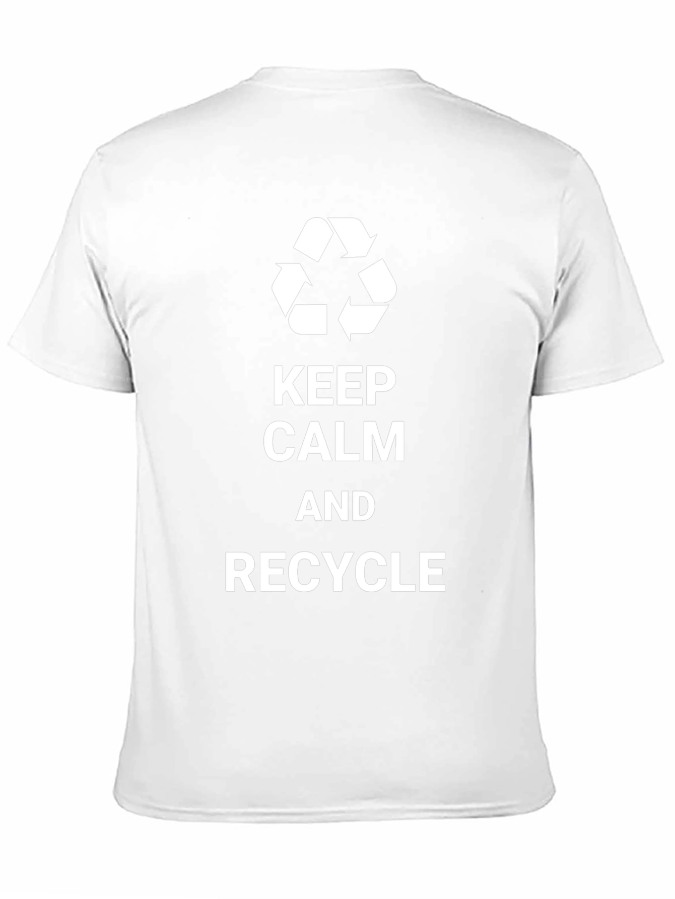 Keep Calm and Recycle T-Shirt - Eco-Friendly Tee