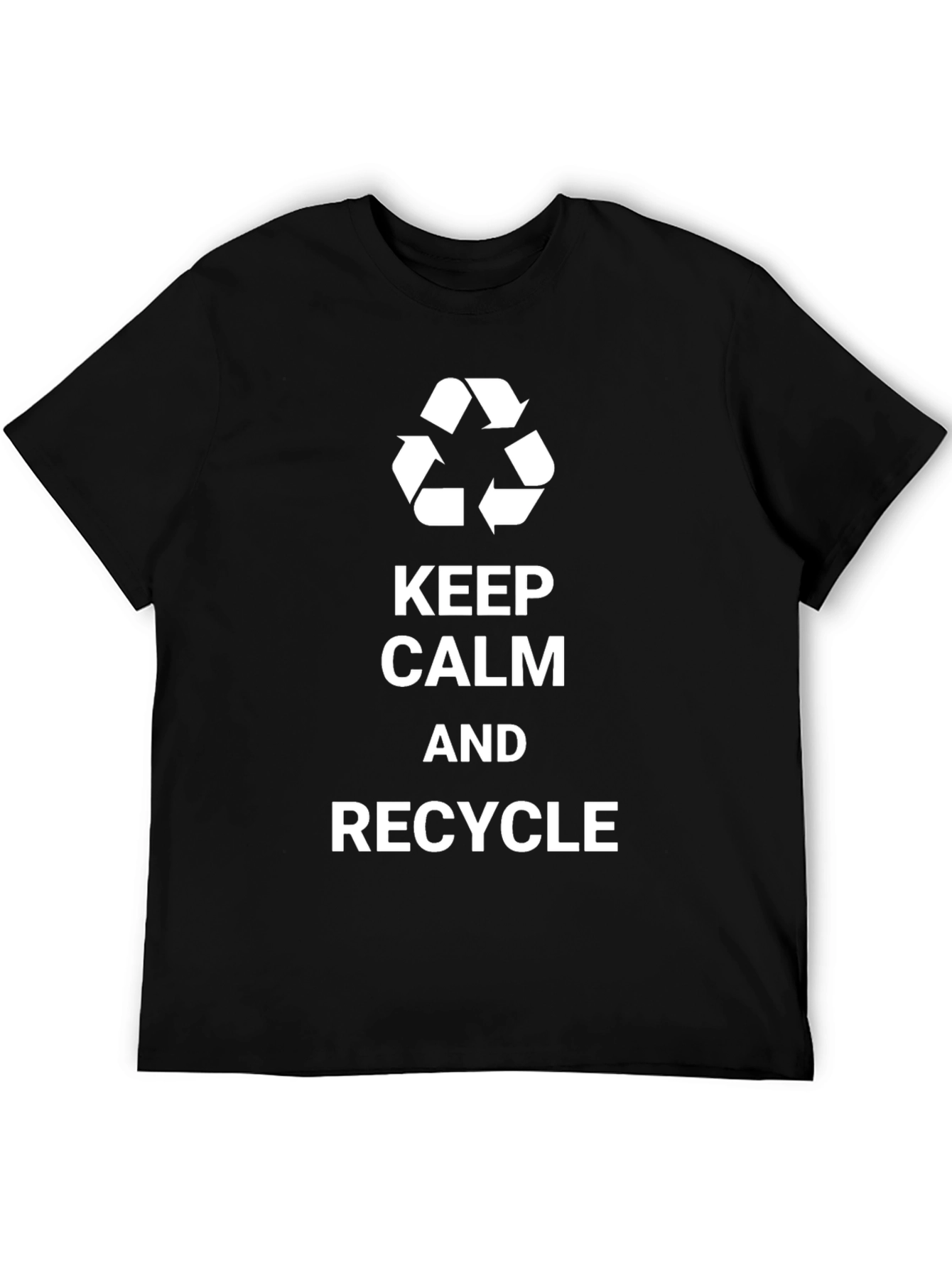 Keep Calm and Recycle T-Shirt - Eco-Friendly Tee
