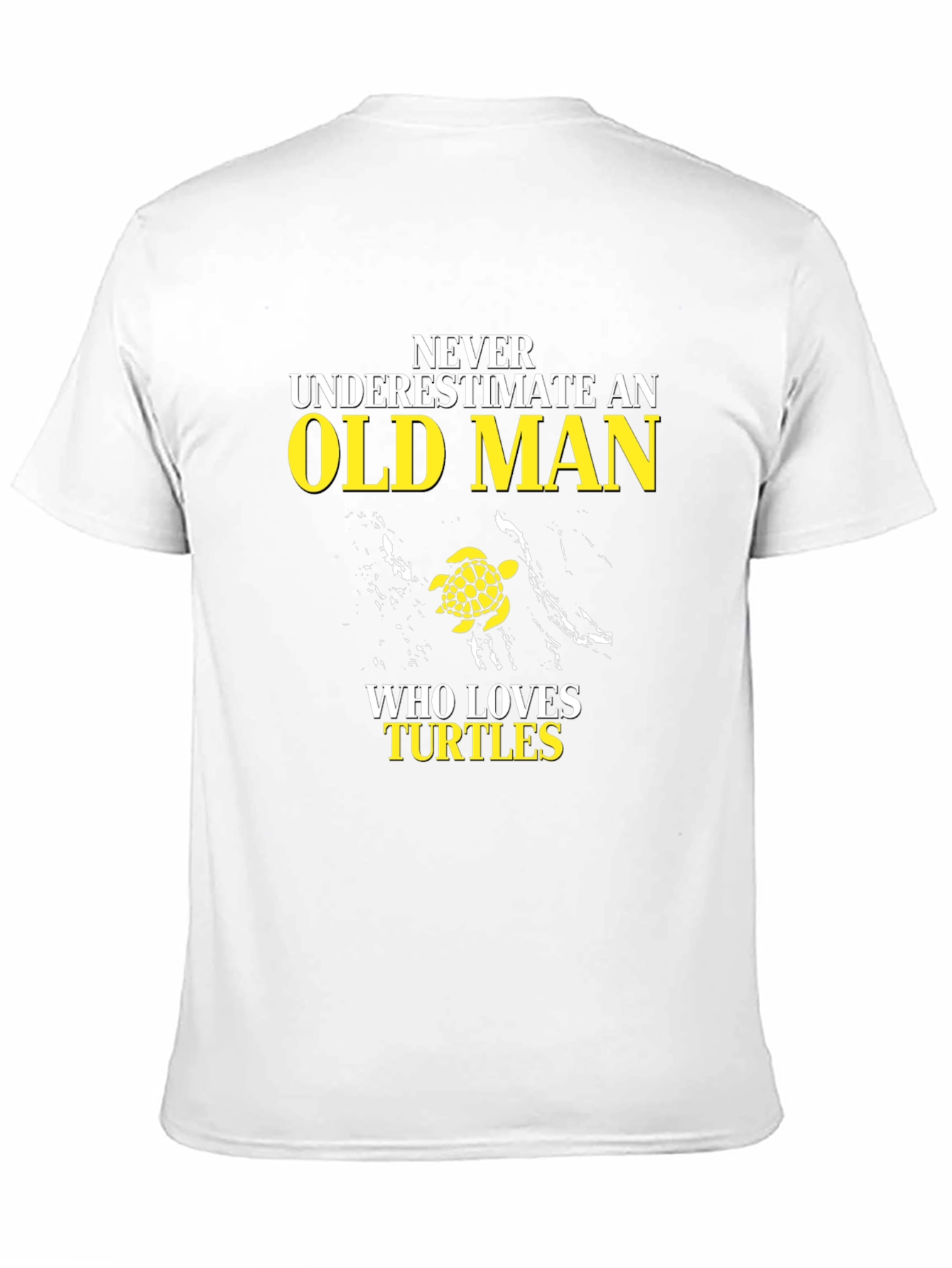 Never Underestimate an Old Man Turtle Lover T-Shirt