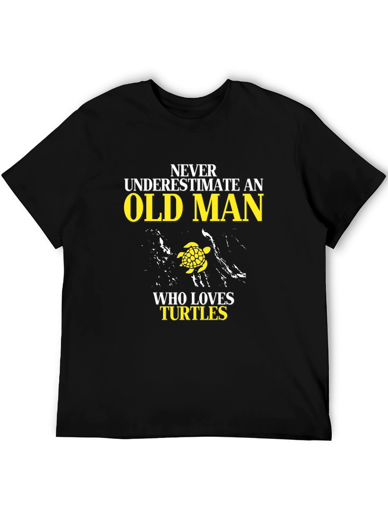 Never Underestimate an Old Man Turtle Lover T-Shirt