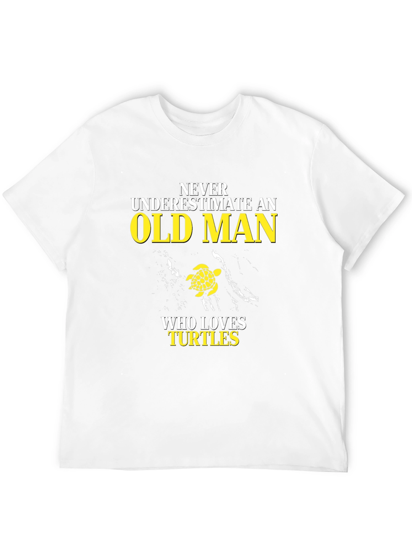 Never Underestimate an Old Man Turtle Lover T-Shirt