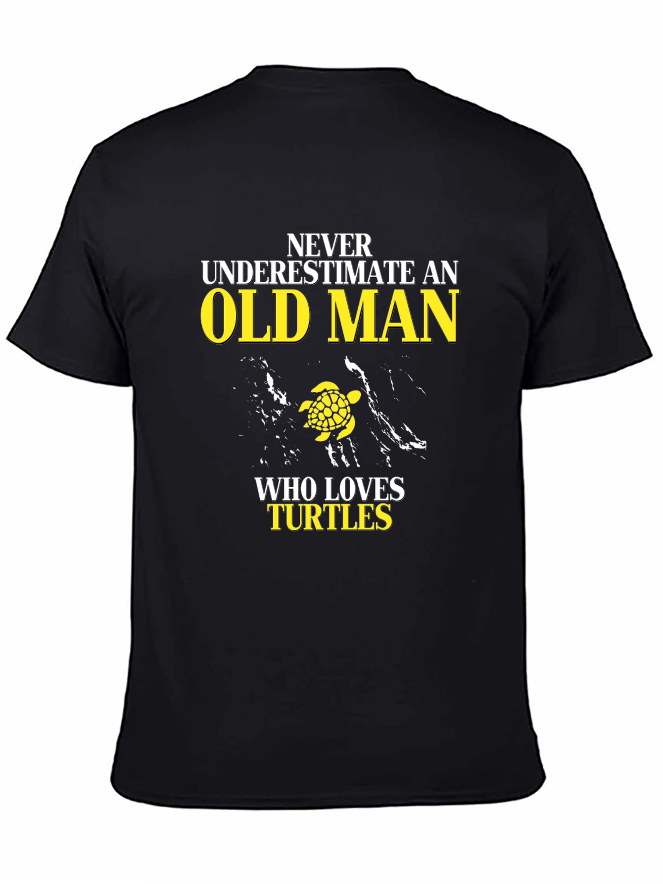 Never Underestimate an Old Man Turtle Lover T-Shirt