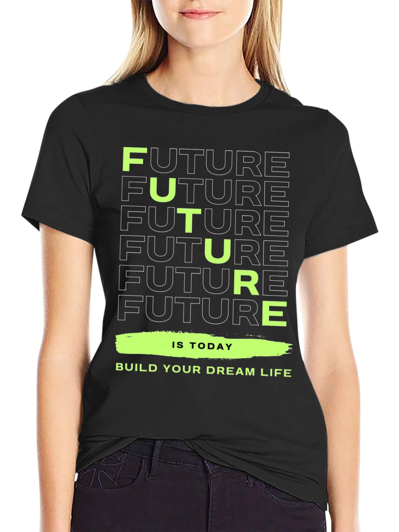 Motivational Future Today Graphic Tee