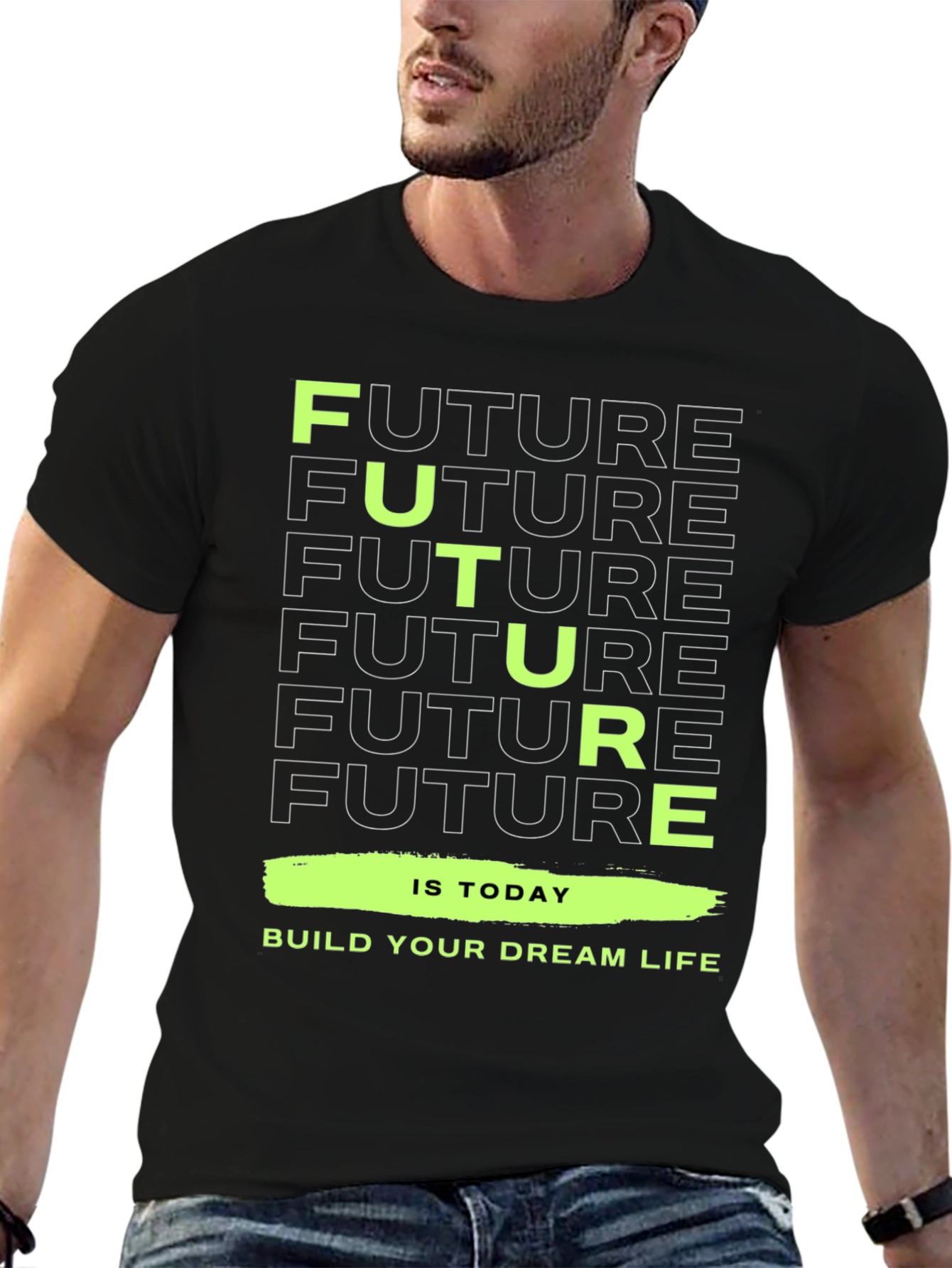 Motivational Future Today Graphic Tee