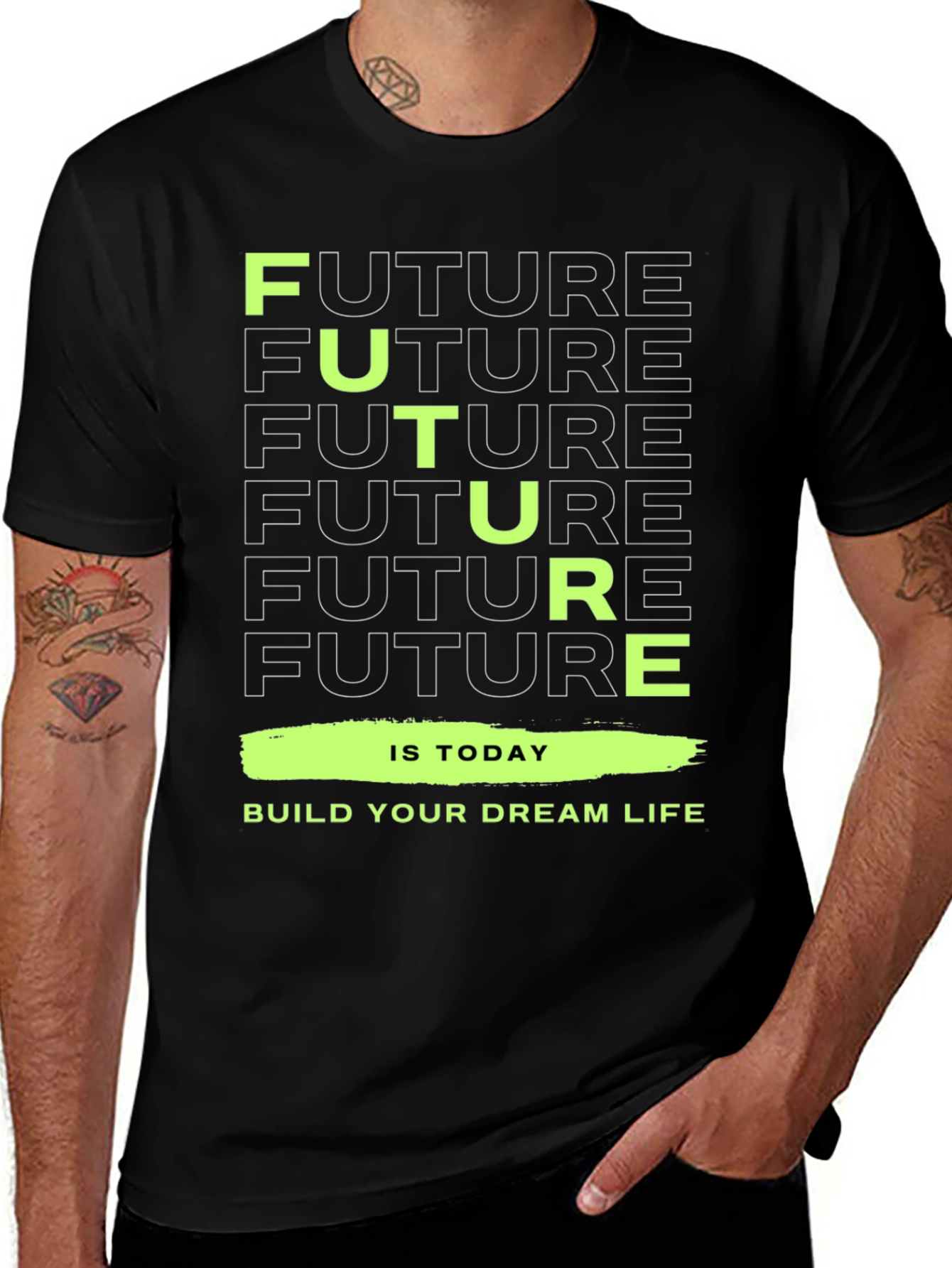 Motivational Future Today Graphic Tee