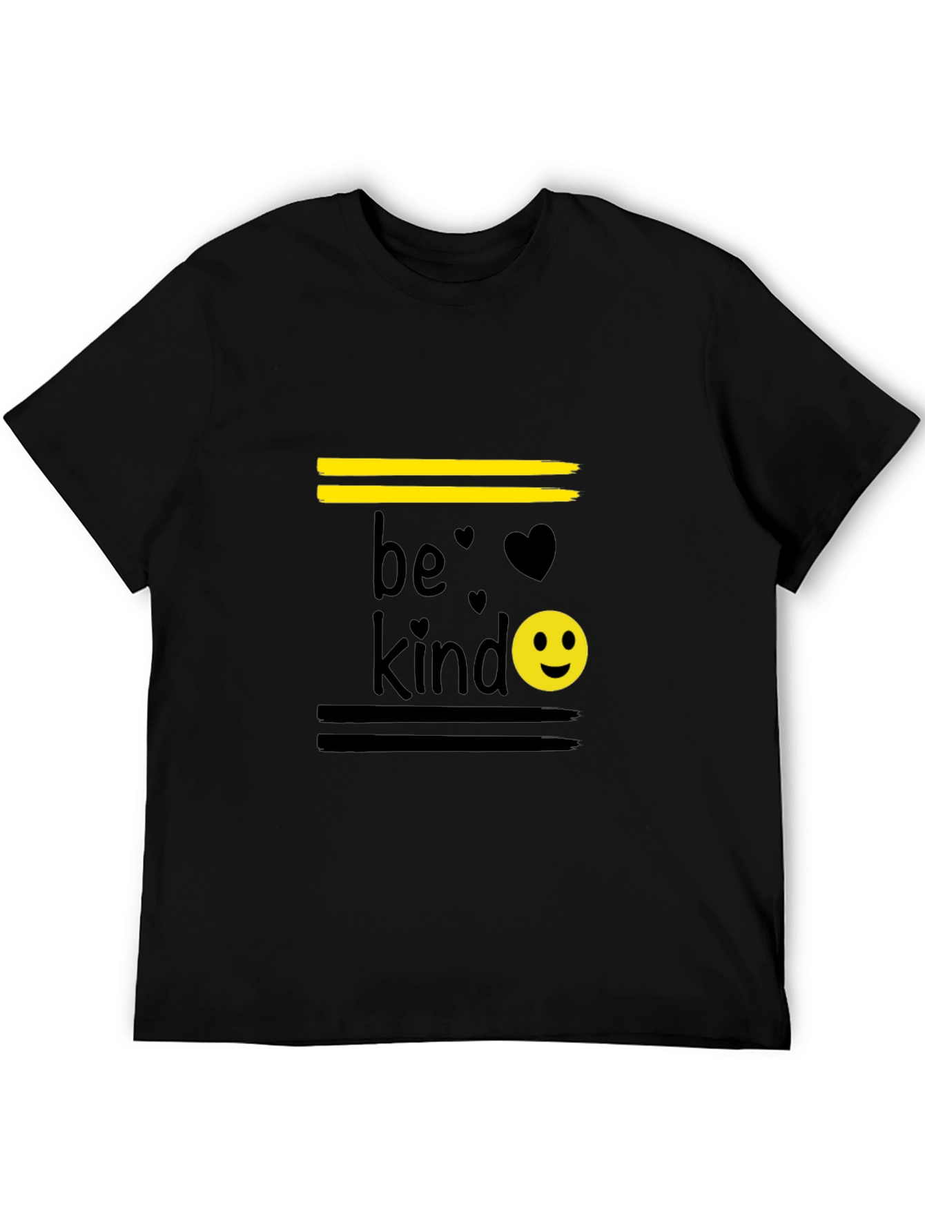 Be Kind T-Shirt - Black Cotton Blend