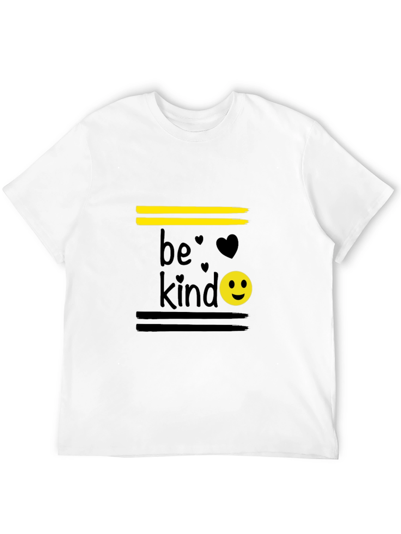 Be Kind T-Shirt - Black Cotton Blend