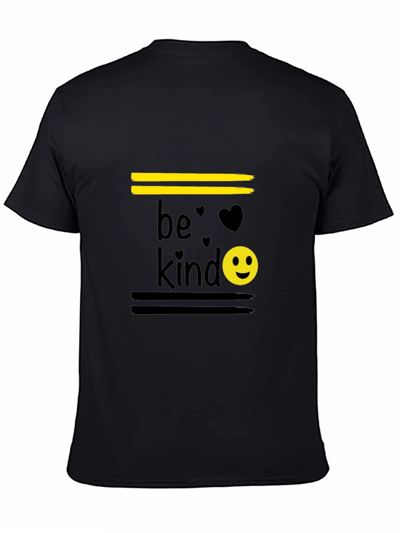 Be Kind T-Shirt - Black Cotton Blend