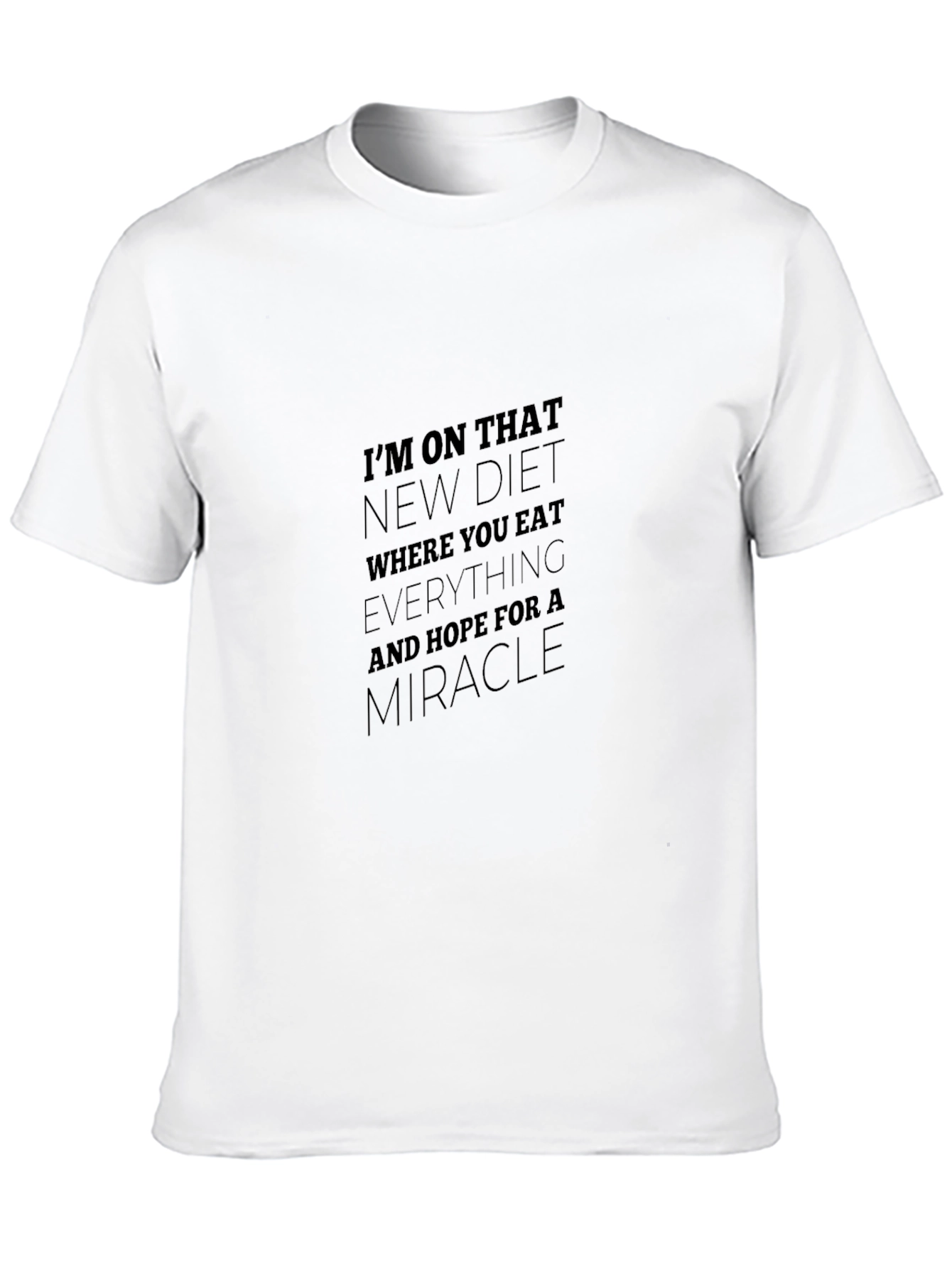 Diet Miracle T-Shirt | Funny Unisex Tee