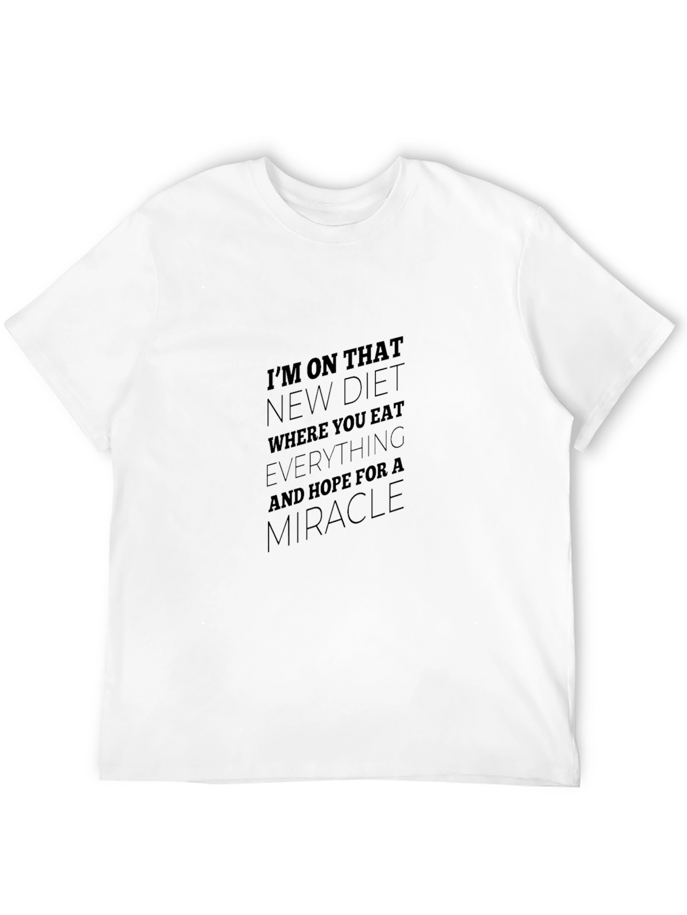 Diet Miracle T-Shirt | Funny Unisex Tee