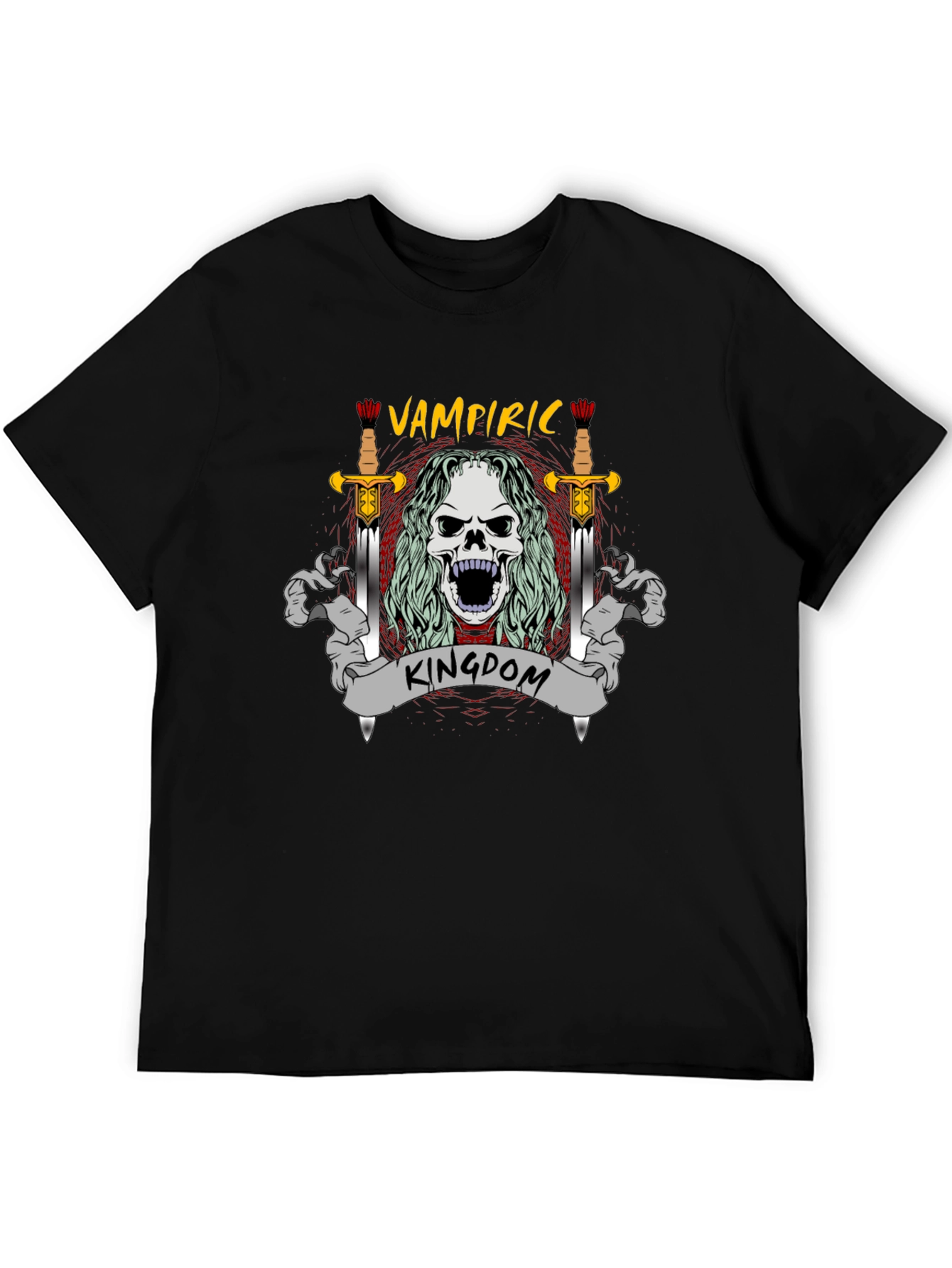 Vampiric Kingdom Skull Graphic Tee