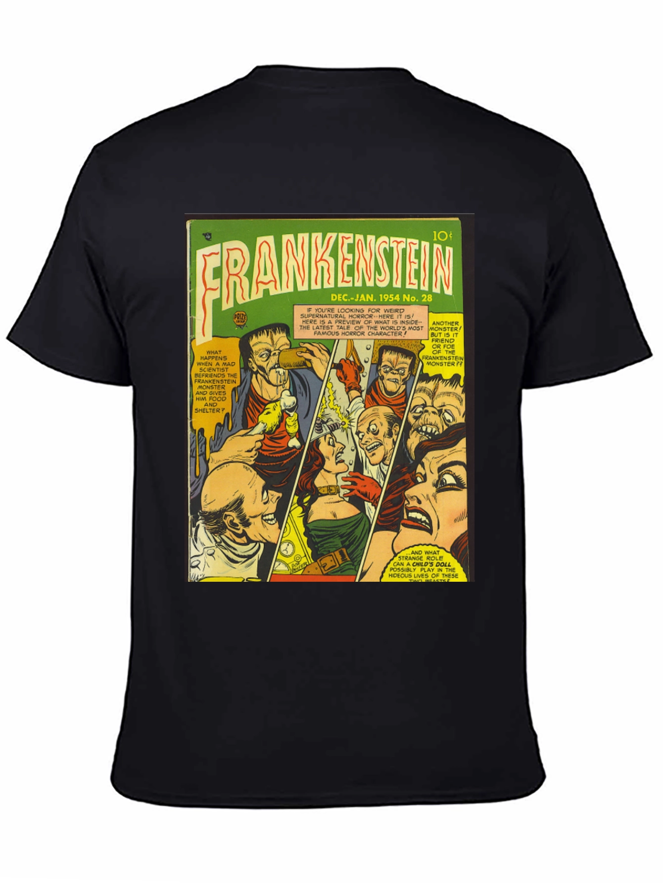 Frankenstein Comic Book T-Shirt