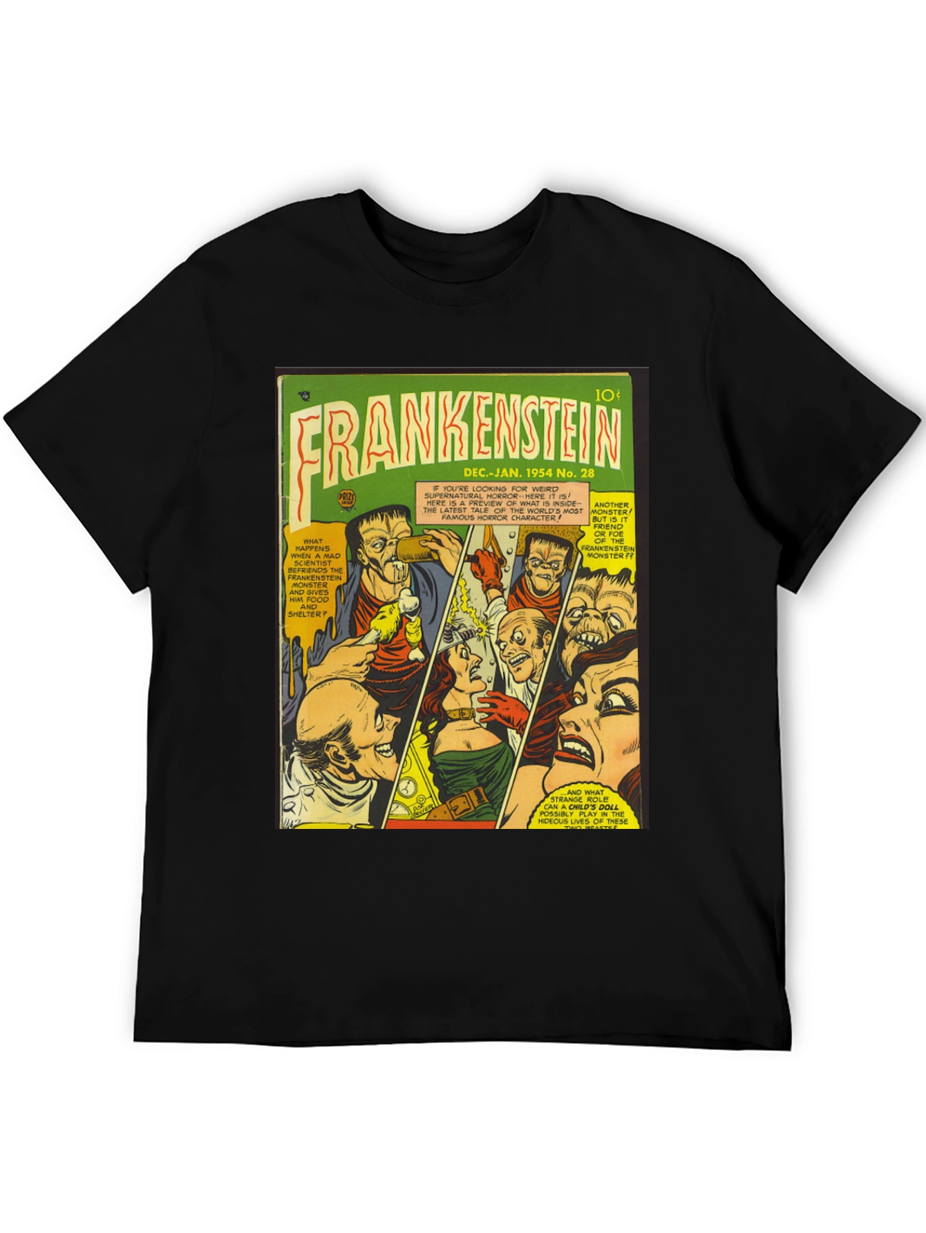 Frankenstein Comic Book T-Shirt