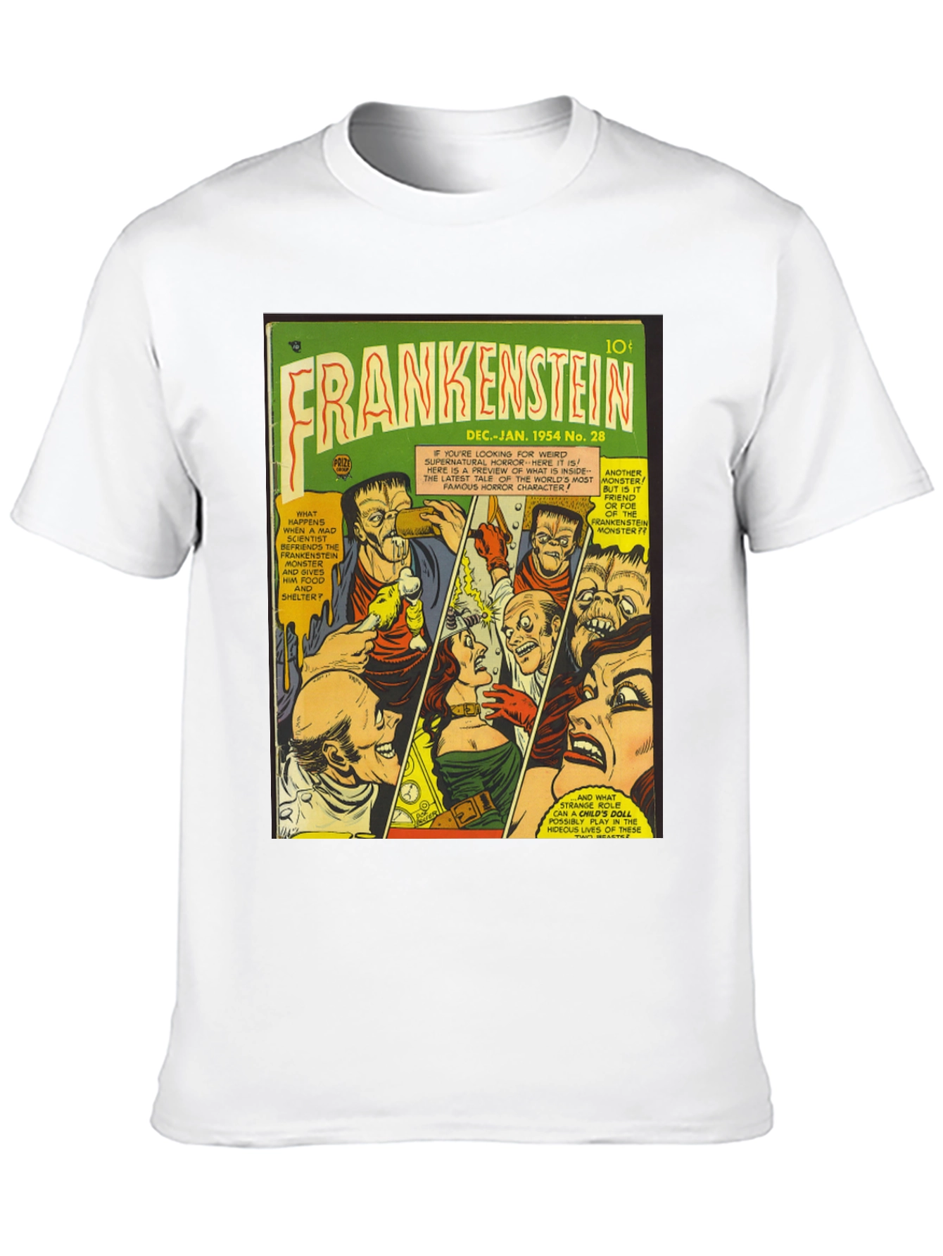 Frankenstein Comic Book T-Shirt
