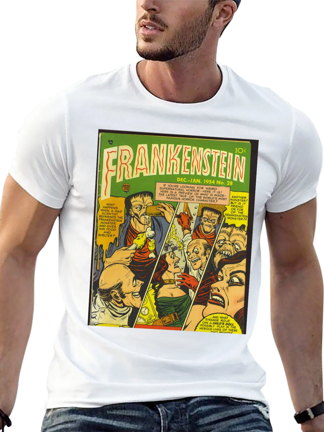 Frankenstein Comic Book T-Shirt