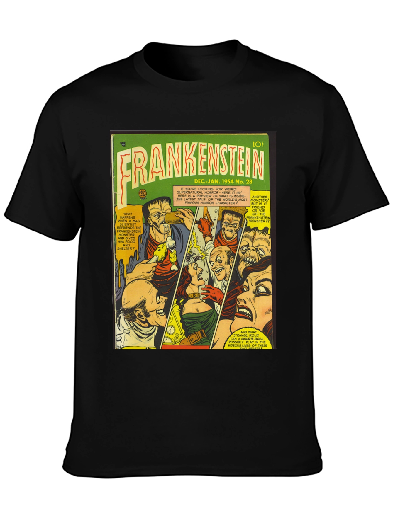 Frankenstein Comic Book T-Shirt
