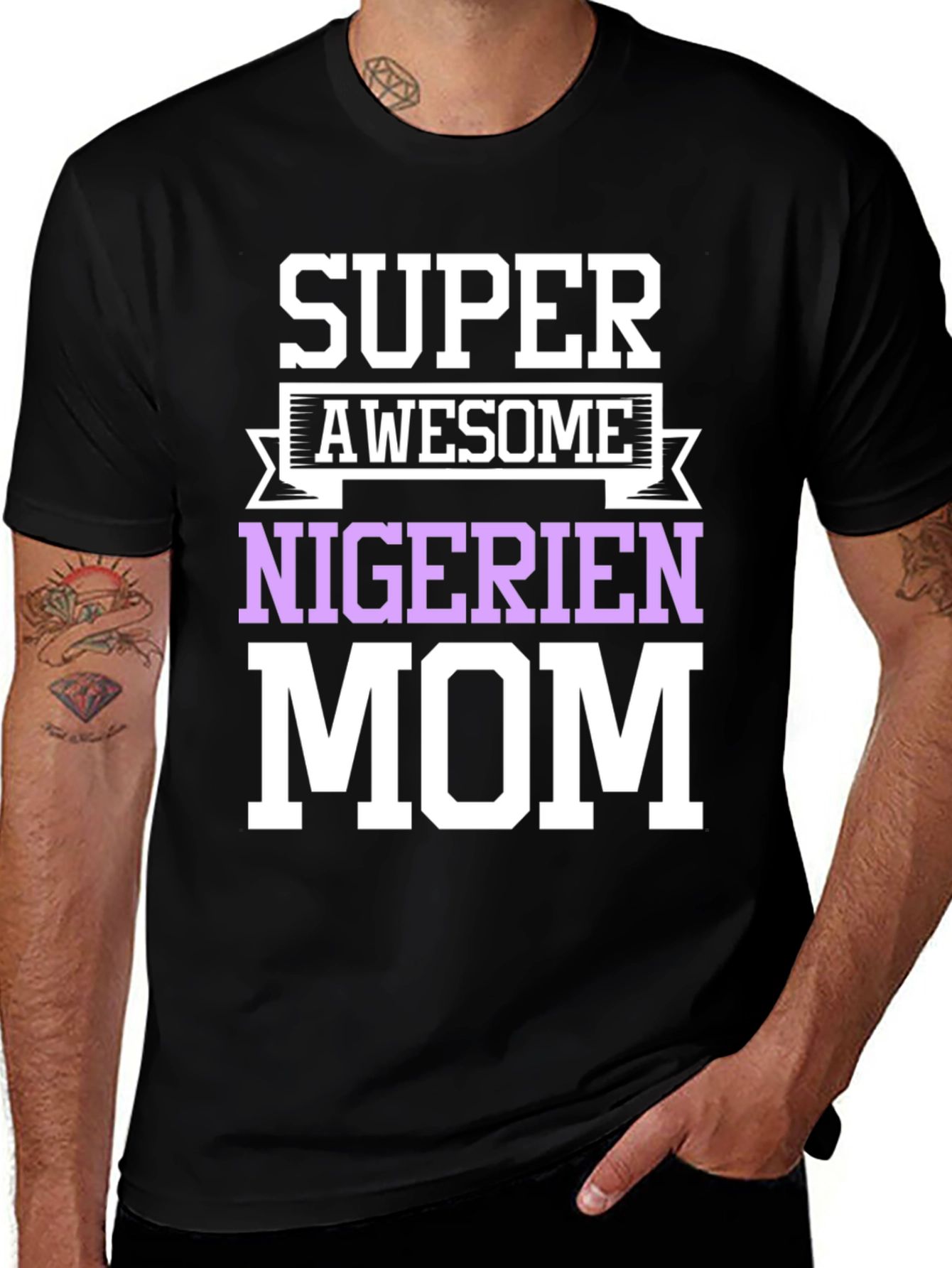 Super Awesome Nigerian Mom T-Shirt