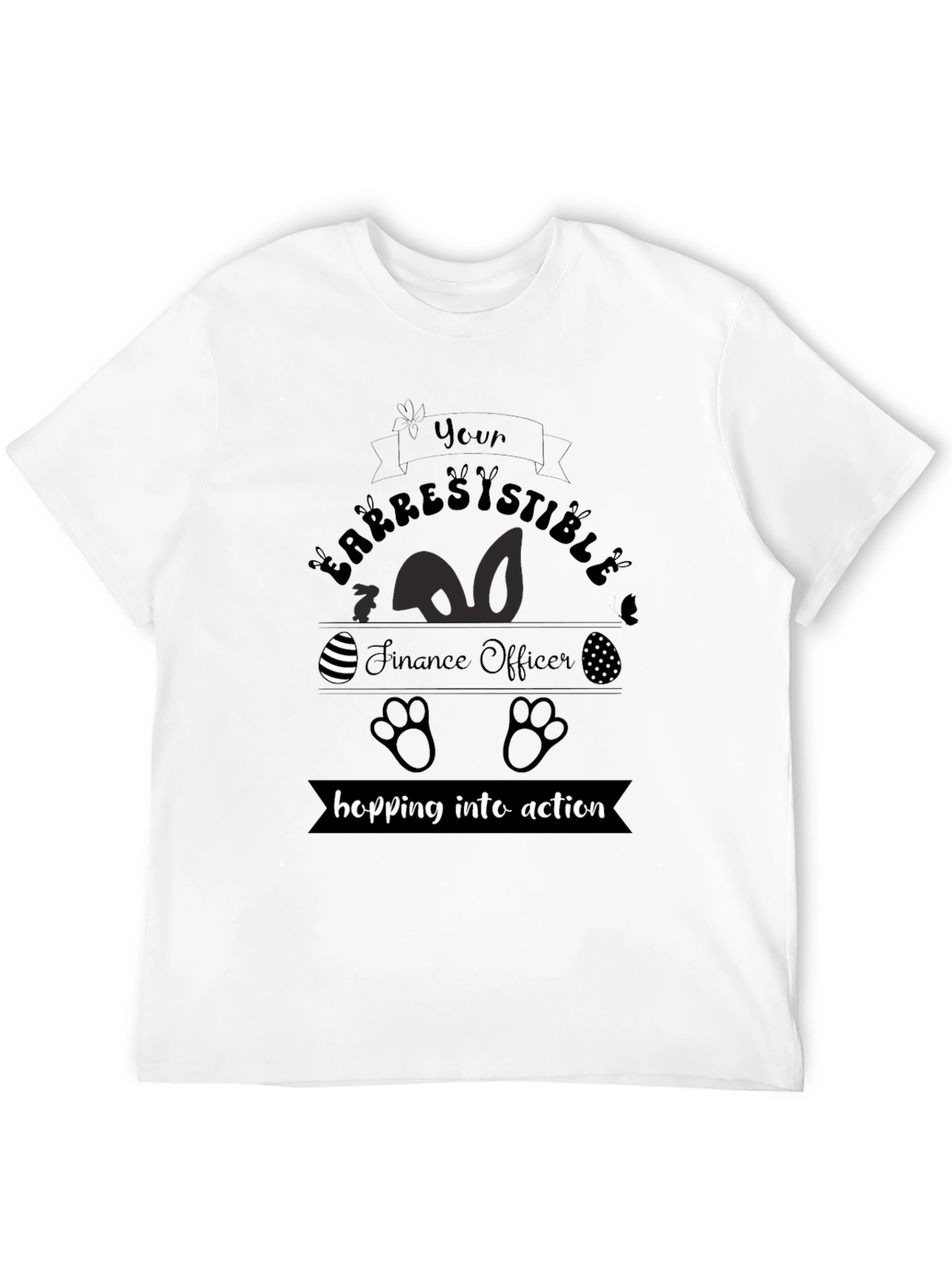 Irresistible Finance Officer Easter T-Shirt