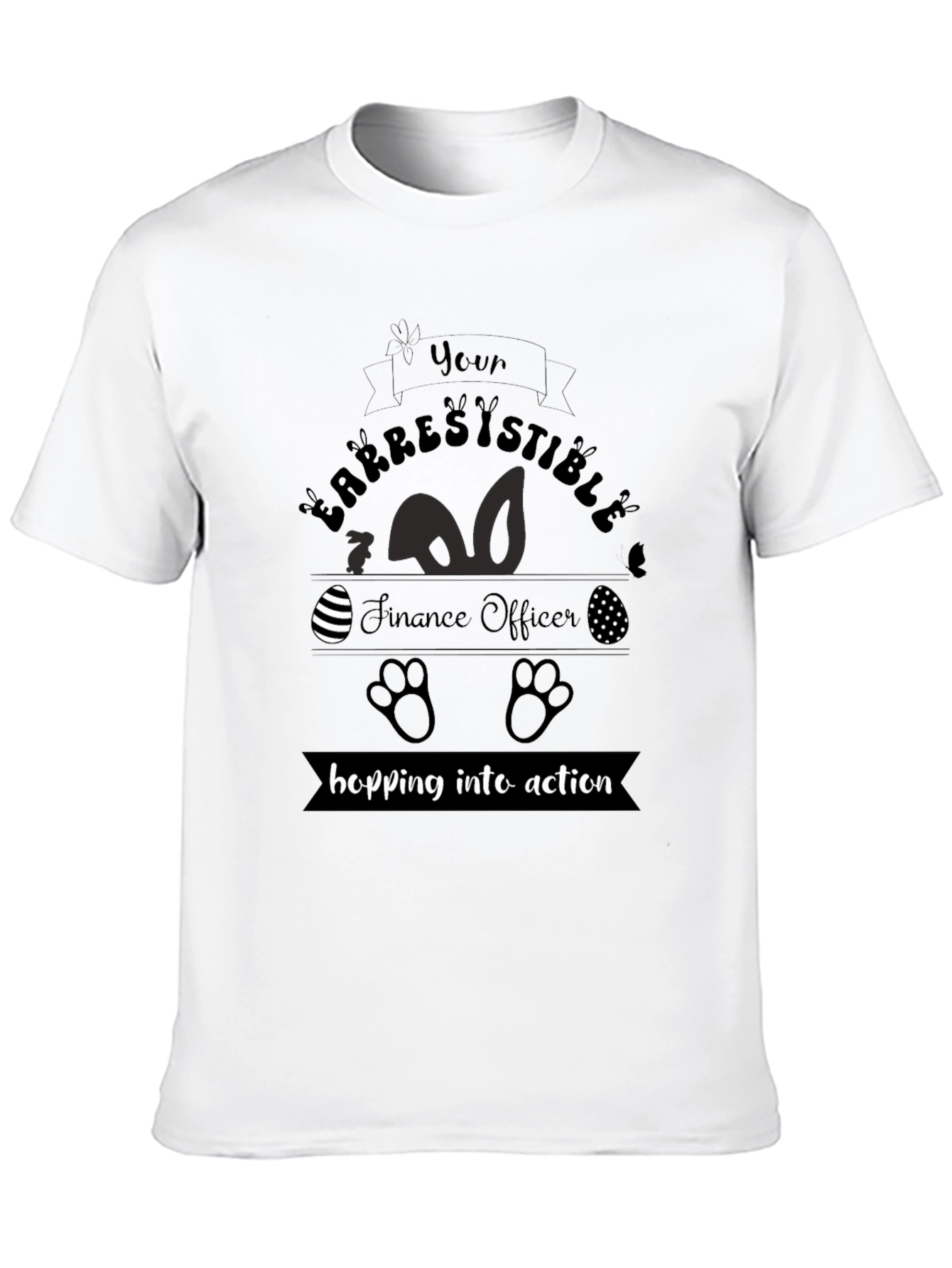 Irresistible Finance Officer Easter T-Shirt