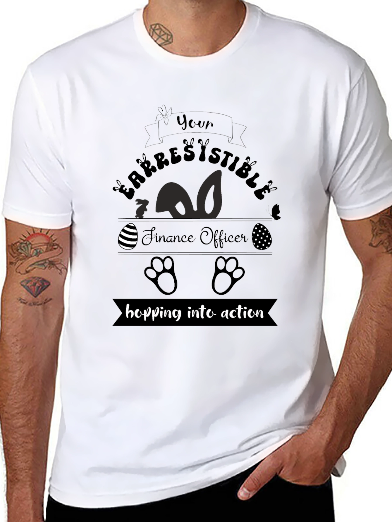 Irresistible Finance Officer Easter T-Shirt