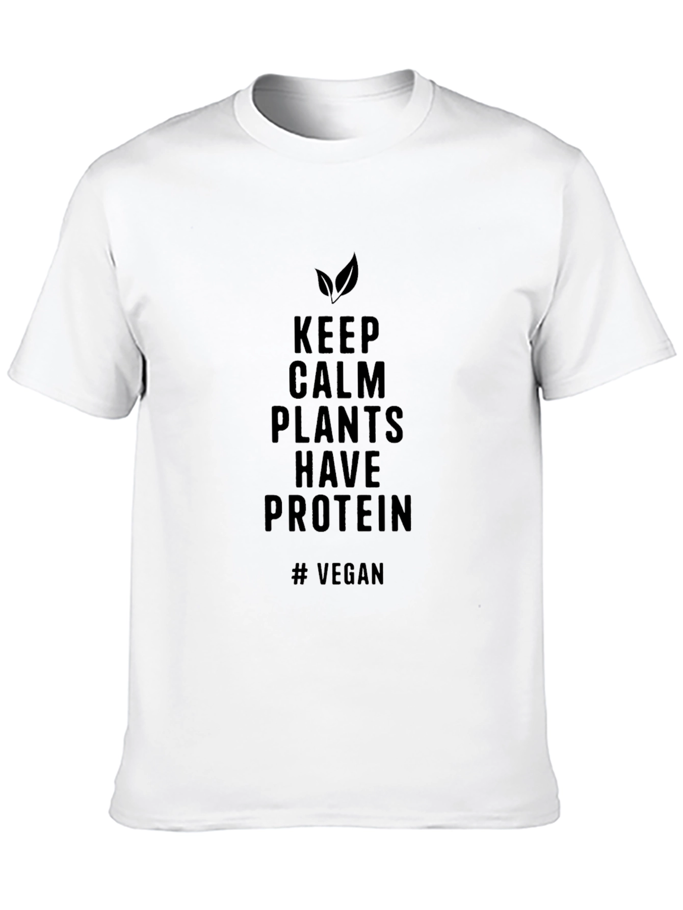 Vegan Keep Calm T-Shirt - Plants Have Protein