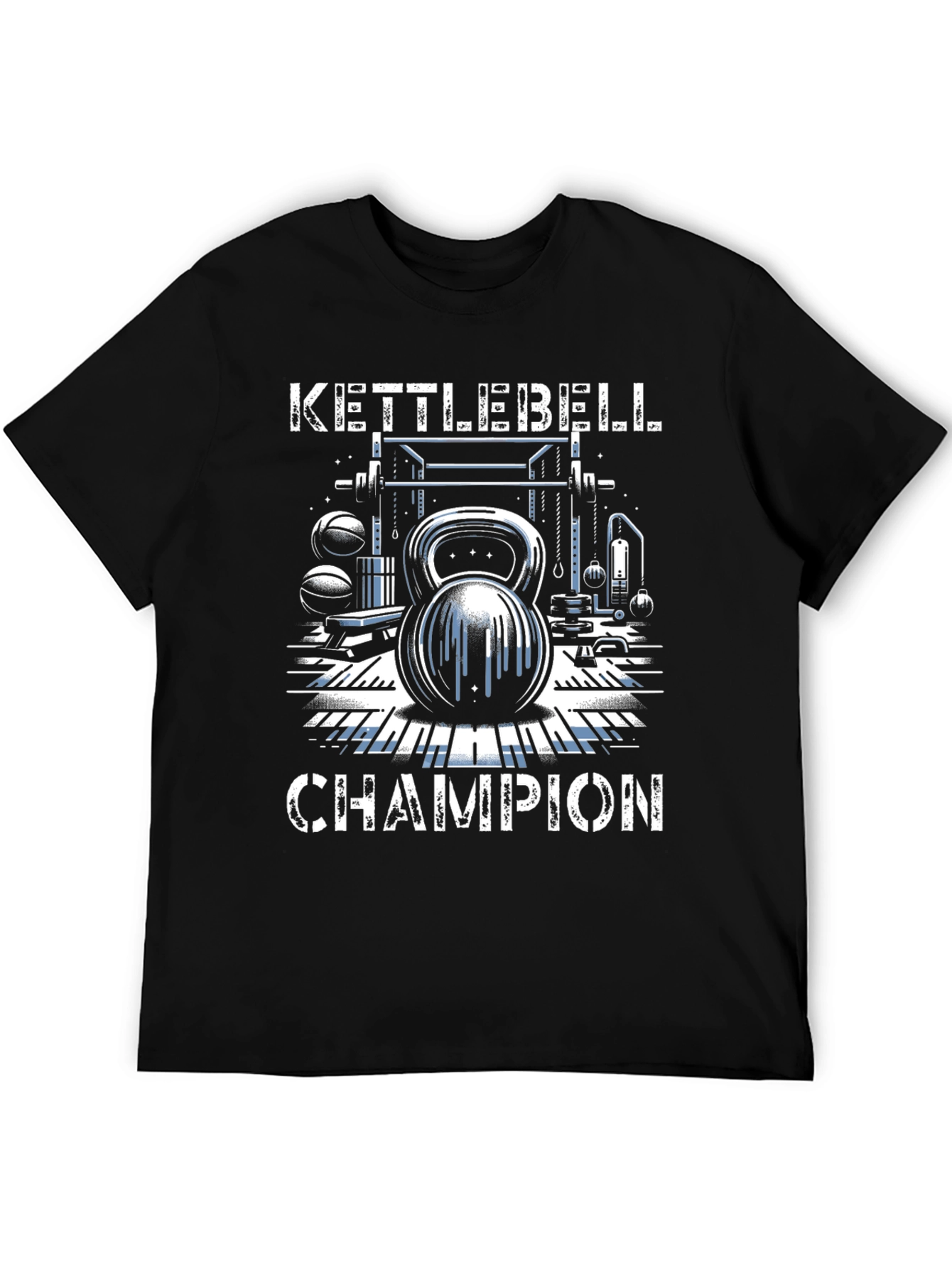 Kettlebell Champion Graphic T-Shirt - Gym Fitness Apparel