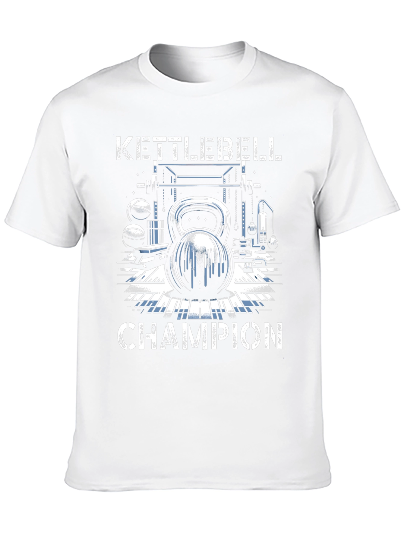Kettlebell Champion Graphic T-Shirt - Gym Fitness Apparel