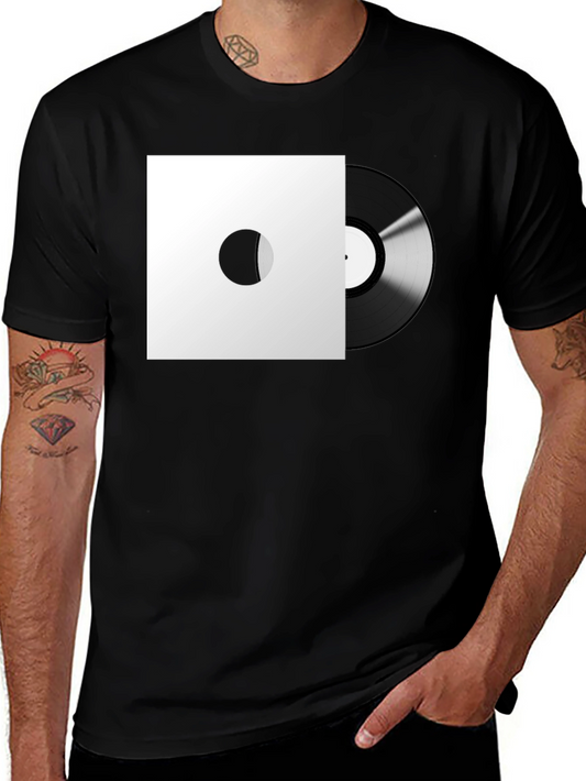 Vinyl Record Graphic T-Shirt - Classic Music Tee