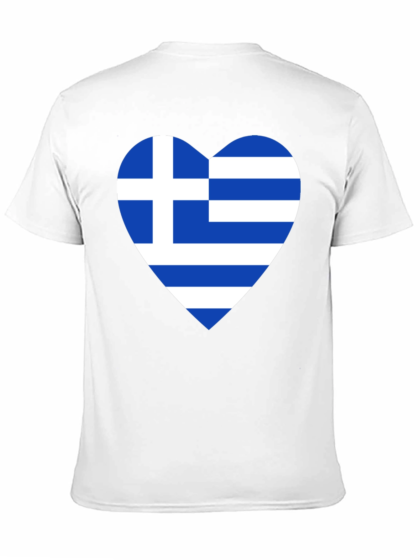 Greek Flag Heart T-Shirt