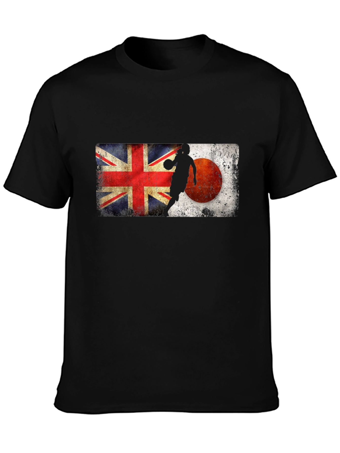 UK Japan Basketball Graphic T-Shirt