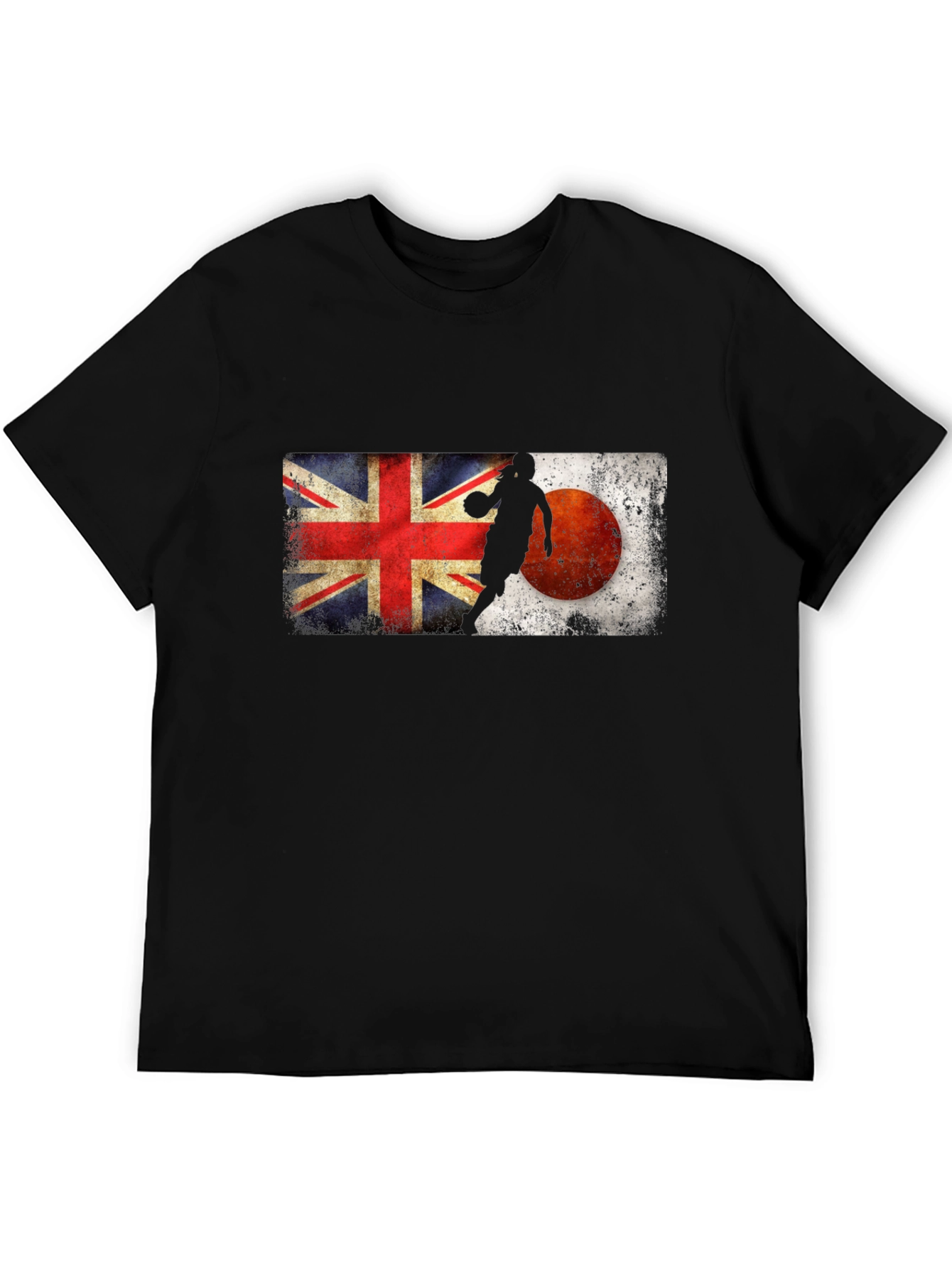 UK Japan Basketball Graphic T-Shirt