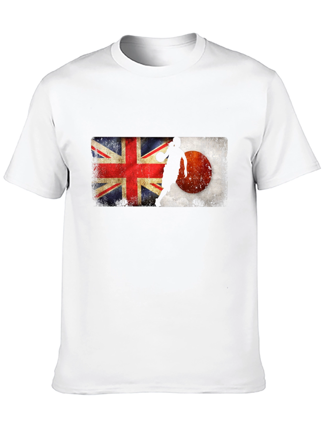 UK Japan Basketball Graphic T-Shirt