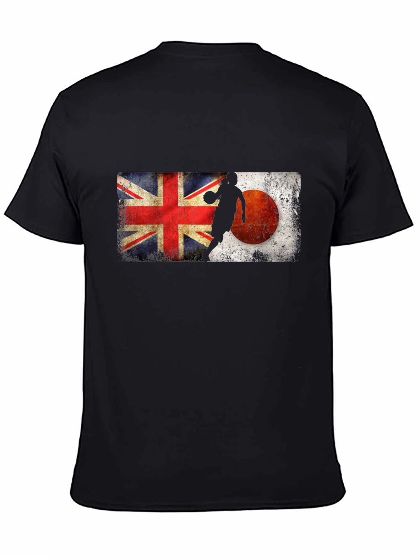 UK Japan Basketball Graphic T-Shirt