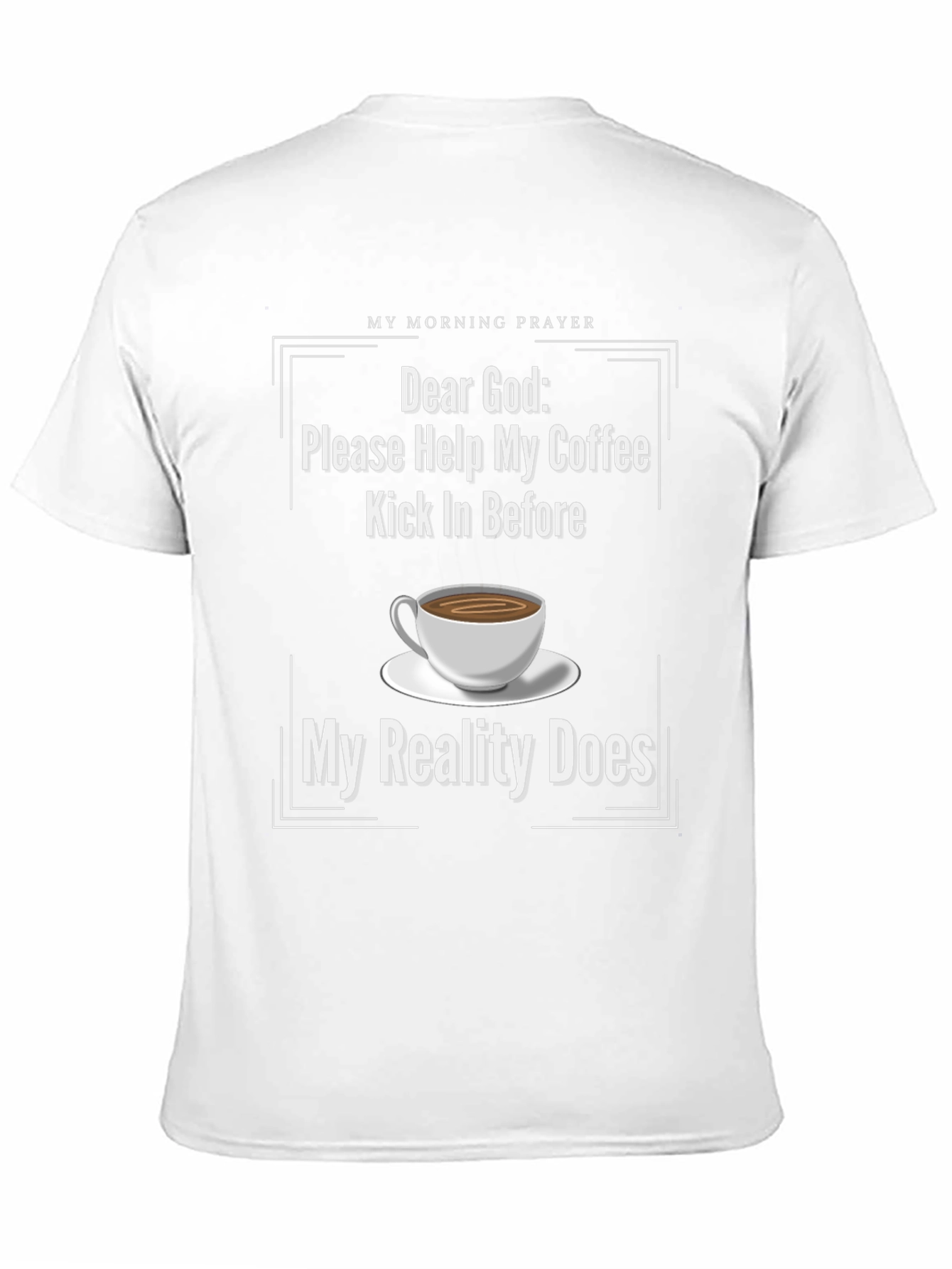 Funny Coffee Prayer T-Shirt for Coffee Lovers